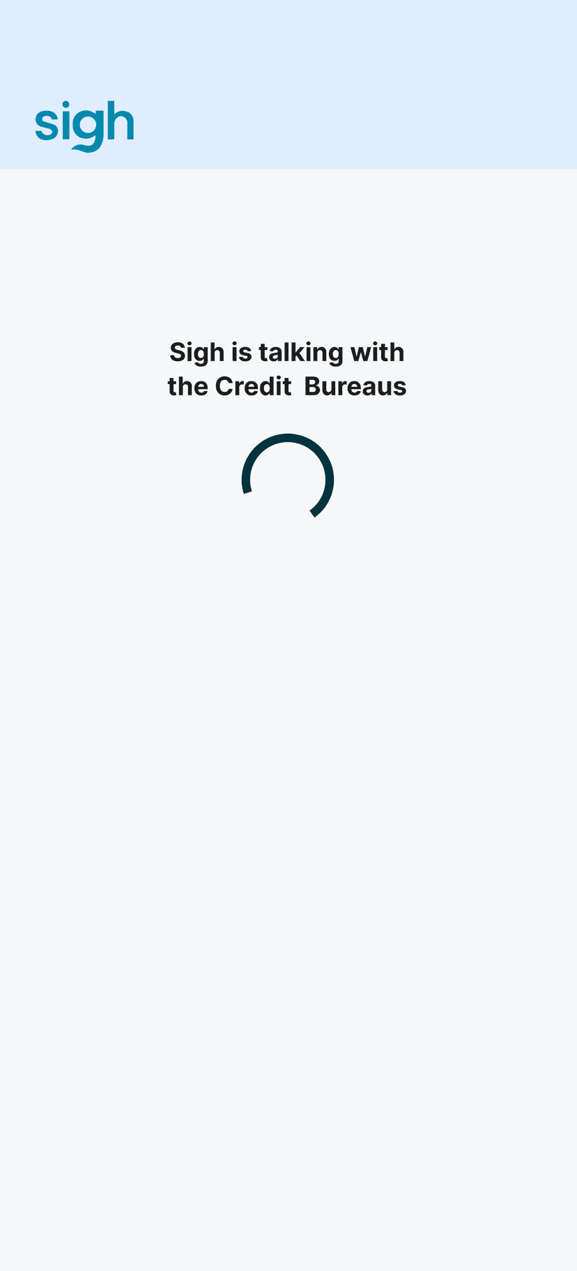 Information first Loading Page