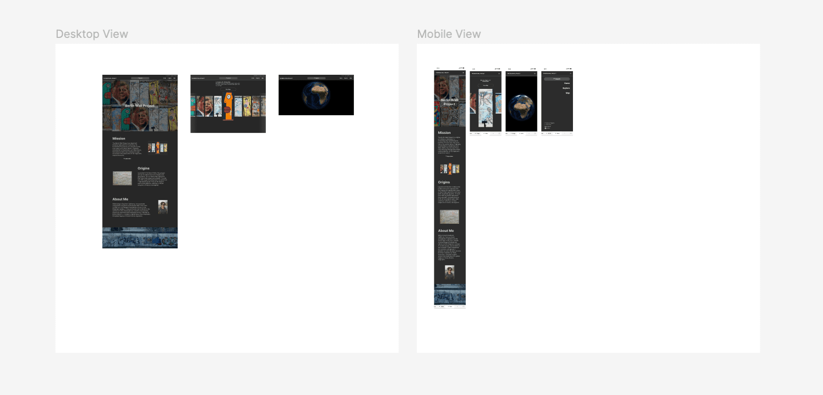 Berlin Wall Archive - UI and UX Design 3