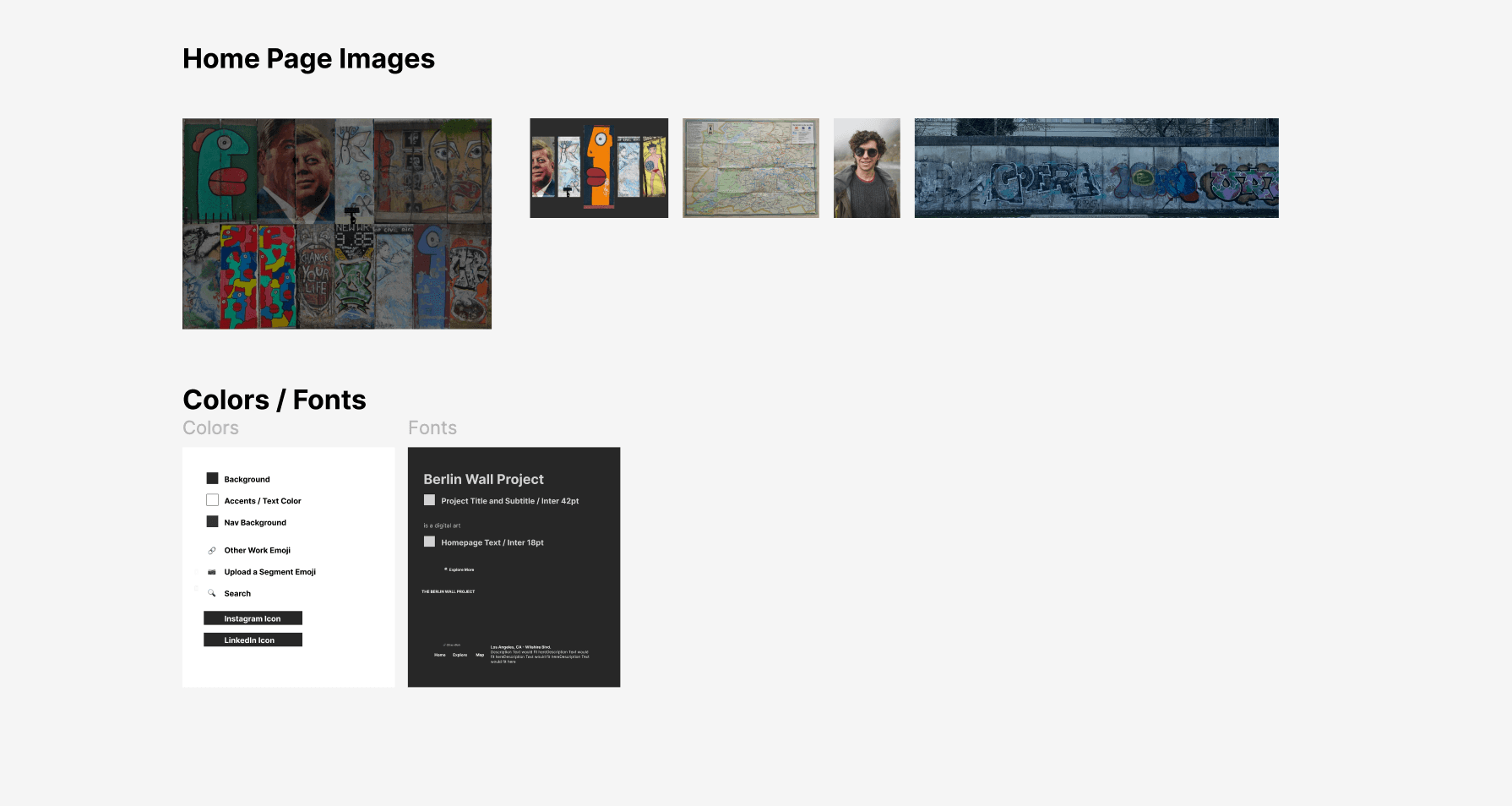 Berlin Wall Archive - UI and UX Design 1